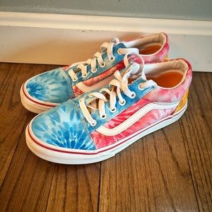 Vans Tie Dye Old Skool Lace Up Shoes
